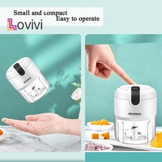 [Lovivi] Máy Xay Tỏi Mini Điện, Máy Chế Biến Thực Phẩm, Máy Xay Tỏi Không Dây Di Động, Máy Xay Thịt MỚI