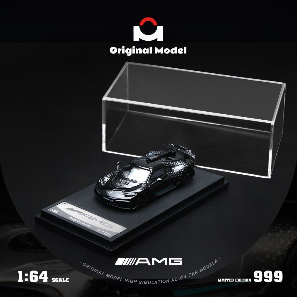 Original Model 1/64 Mercedes Benz AMG One Starlight Black Mô Hình Xe Mô Phỏng Quy Mô Nhỏ Hợp Kim Xe 