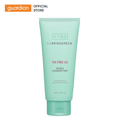 Sửa Rửa Mặt Tràm Trà Dịu Nhẹ Bring Green Tea Tree Cica Deep Cleansing Foam 120ml | Guardian Việt Nam