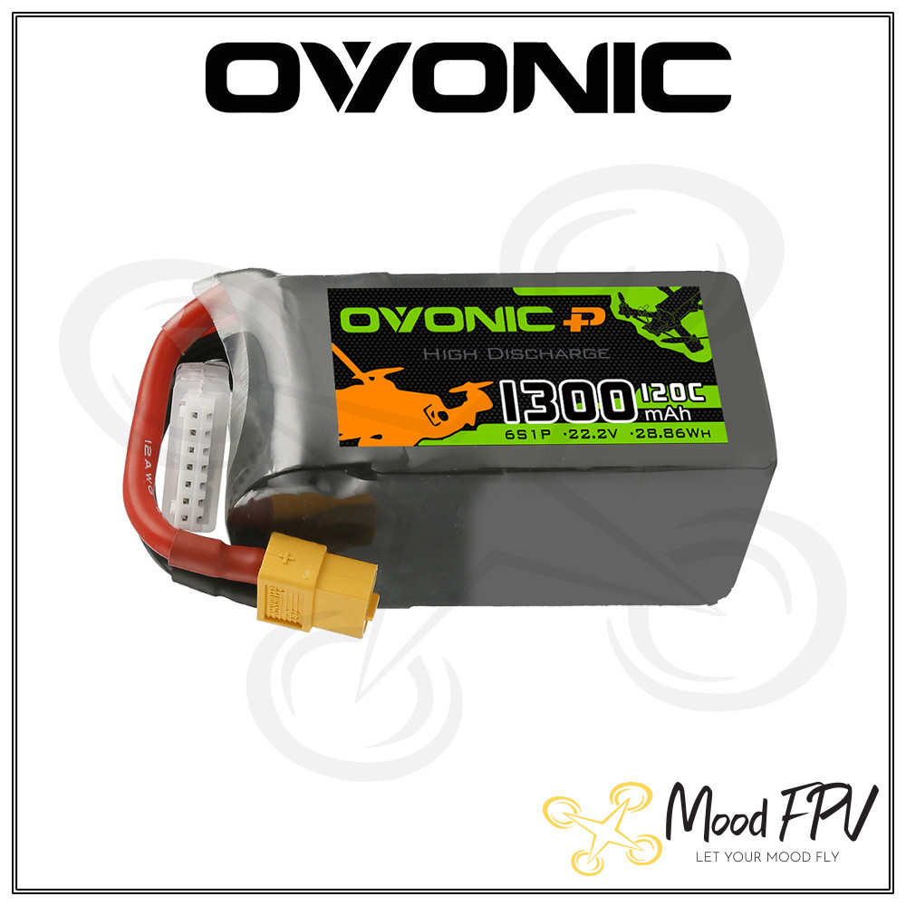 Ovonic FPV 1300mah 6S 120C XT60 Chính Hãng
