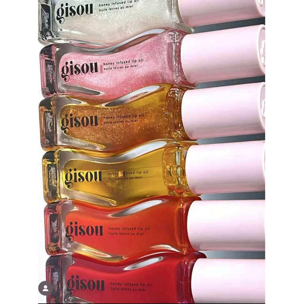 Gisou Mật Ong Plumping Lip Oil Lip Glaze Hàng Sẵn Có Dầu Môi Dưa Hấu Son Bóng Dưỡng Ẩm Dâu Xoài Dưỡn
