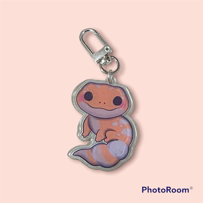 Gantungan Kunci Akrilik / Acrylic Keychain Leopard Gecko Tremper 12