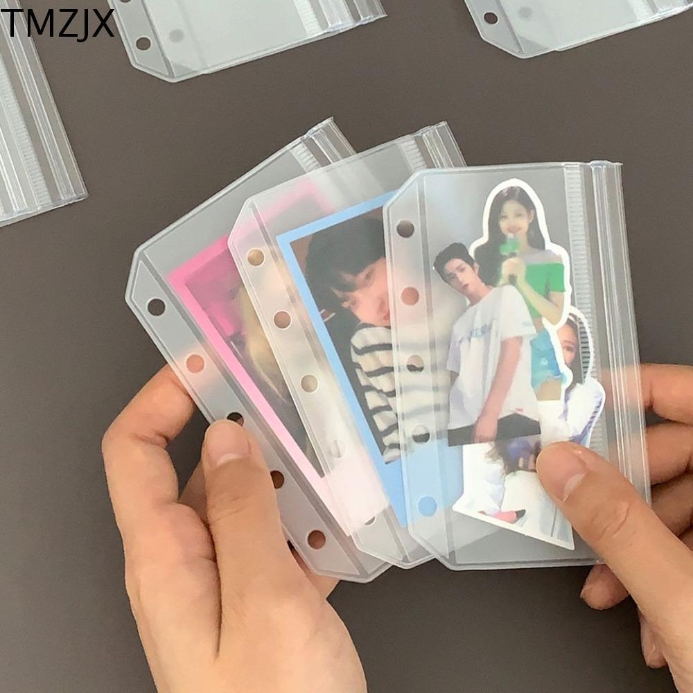 TMZJX 10 Chiếc Xoắn Ốc Binder Chia Trang Tách, M5 Matte Refill Spiral Page Binder Indexing Cards, Bi