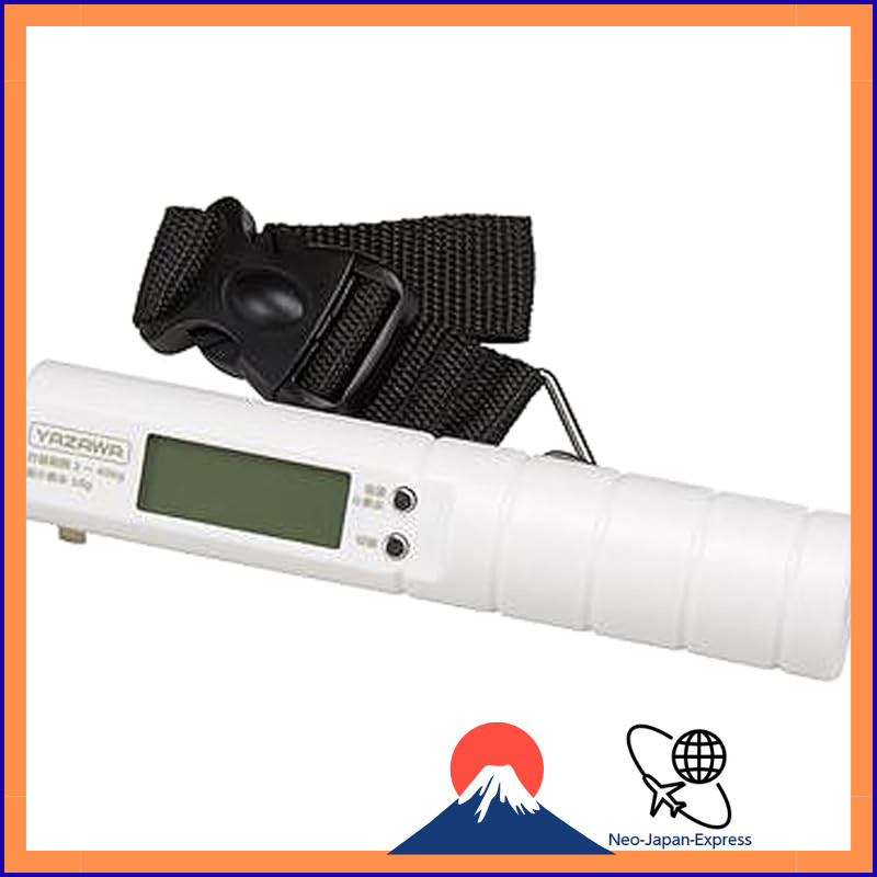 Yazawa Corporation YAZAWA Luggage Scale, Portable Weight Checker, Maximum Capacity 40 kg, with Backl
