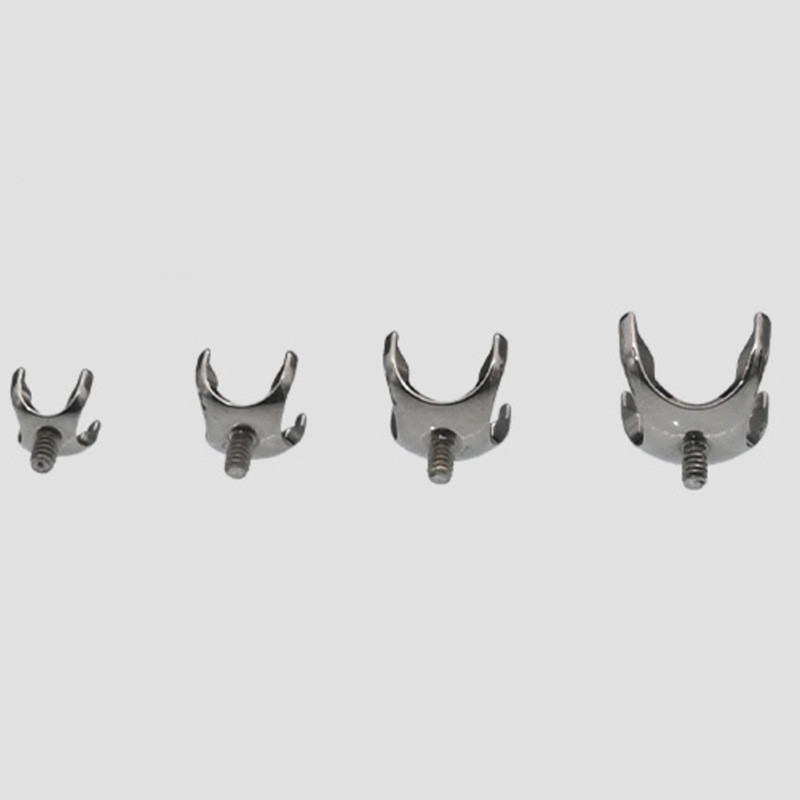 Henson F136 Titanium Alloy Earring Base - Nail Art Decoration DIY Jewelry Accessory