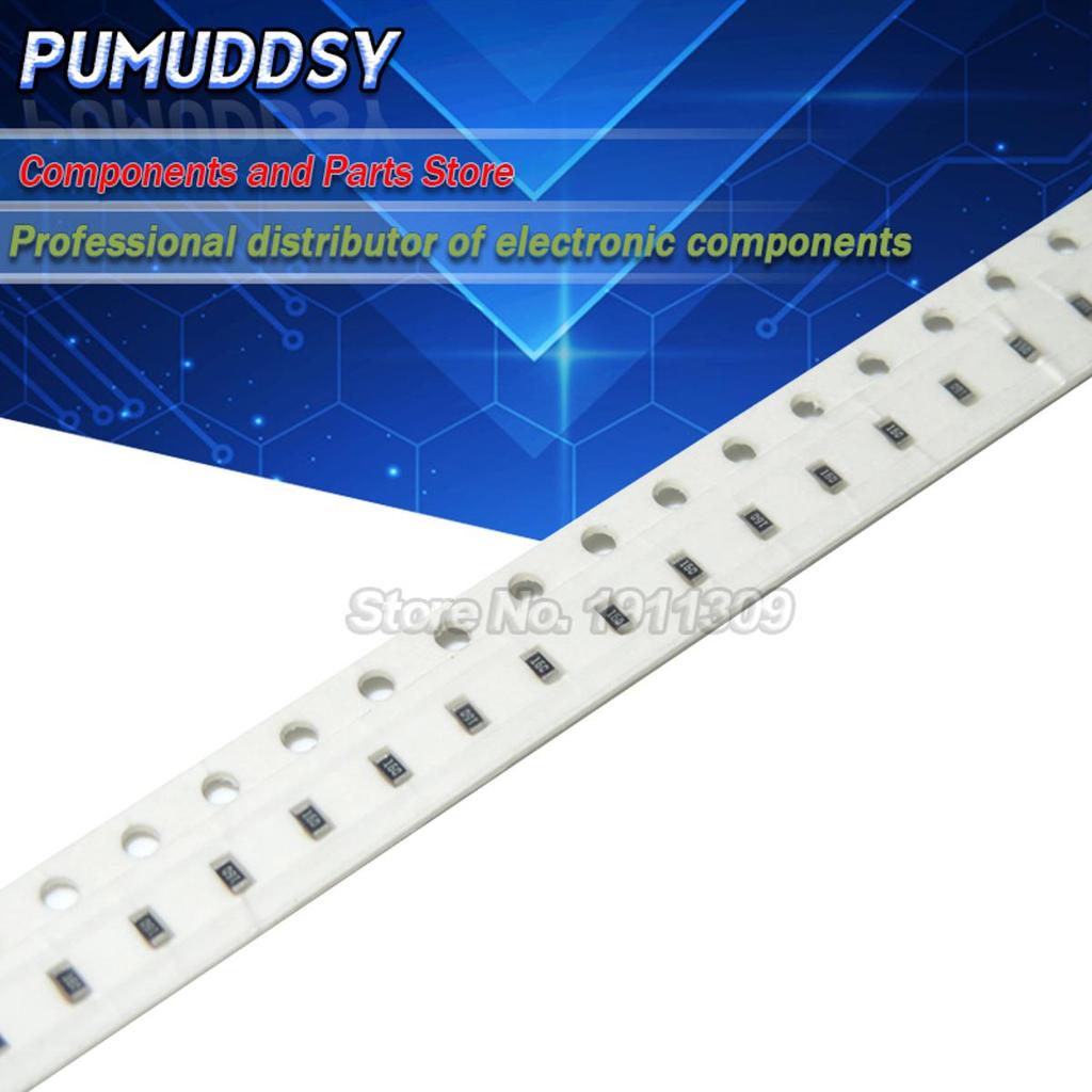100 CÁI 0603 Điện trở chip SMD 1 / 8W 0 ohm ~ 10M ohm 0R 1K 4.7K 4K7 10K 100K
