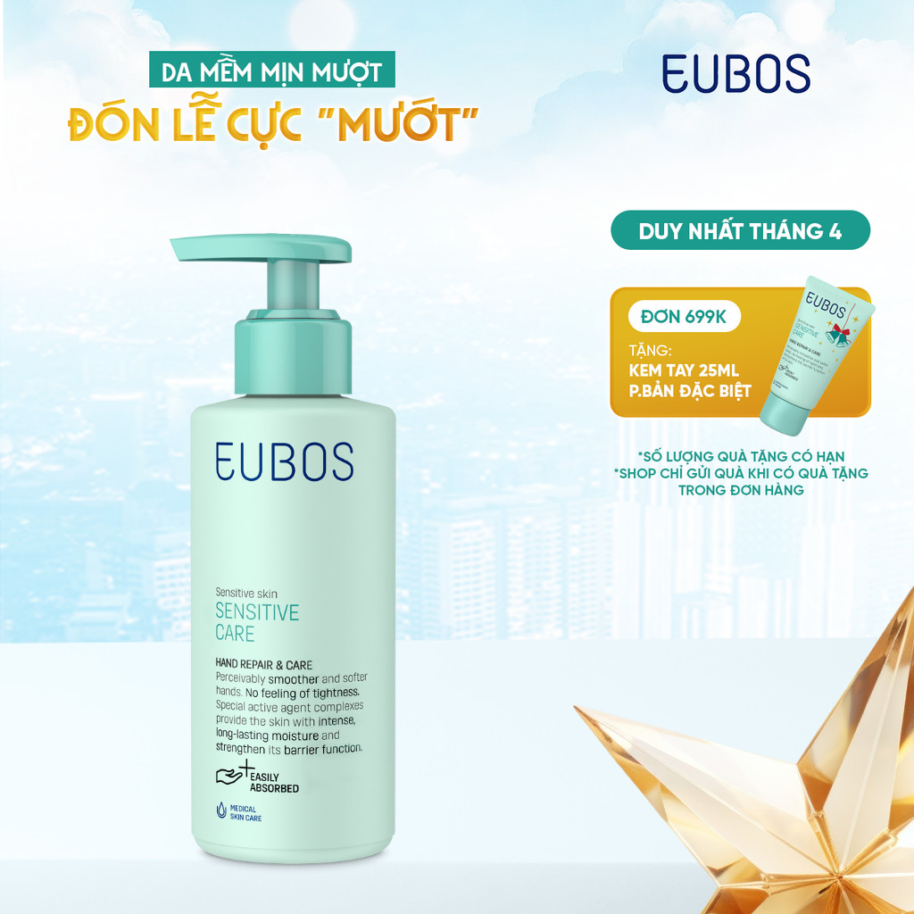 [KOL] Kem Tay EUBOS, Kem Dưỡng Tay Và Móng Bơ Hạt Mỡ Dưỡng Ẩm Da Mềm Mịn, Giúp Móng Chắc Khỏe