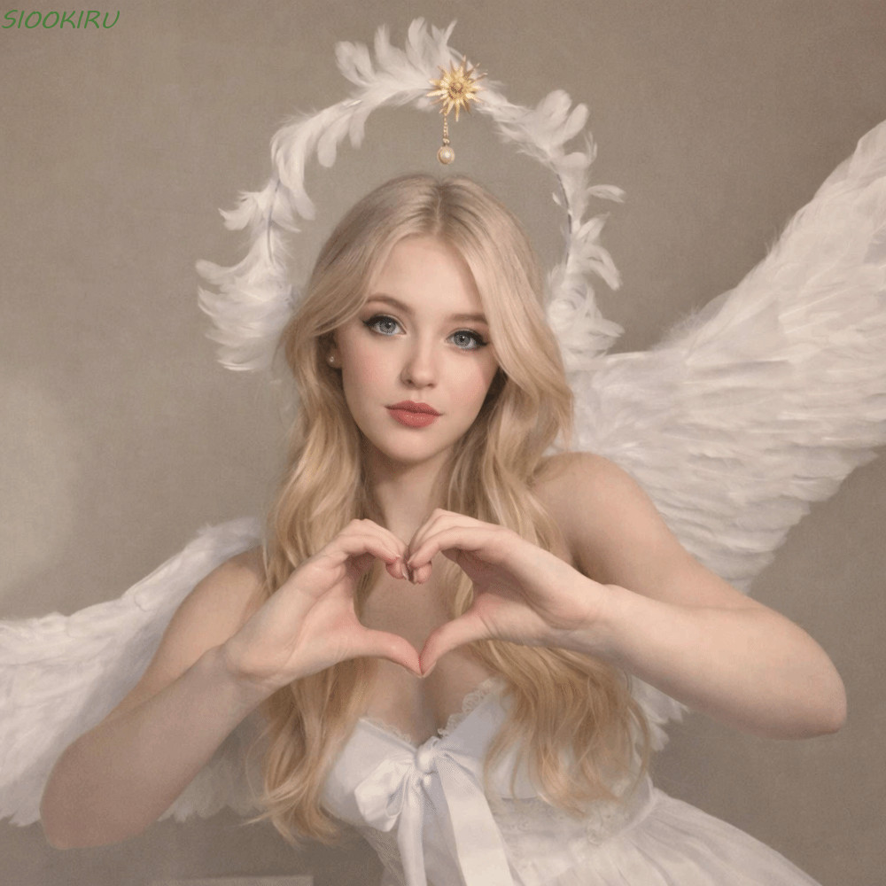 SIOOKIRU Virgin Mary Halo Queen Tiara, Glory Shape Dress Up Đạo cụ Feather Halo Crown Headband, Hai 