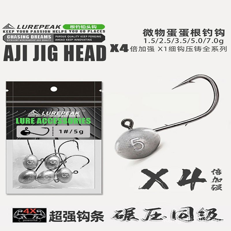 Mồi câu cá móc chì gia cố chân tròn chống giải nén - Musta Micro Object Đôi