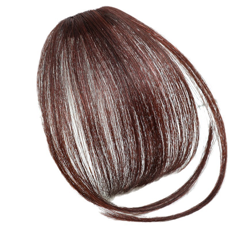 【Instant Youthful Look】Korean Style ClipOn Bangs  Anime Fringe Hairpiece/Straight Cut Fringe/Invisib