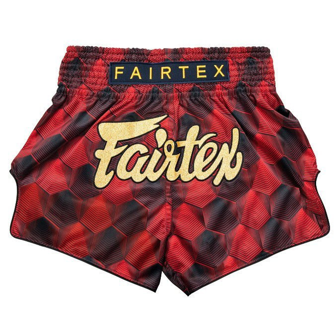 Quần short đấm bốc Fairtex, quần short Muay Thái phiên bản đặc biệt BS1919 - Đỏ