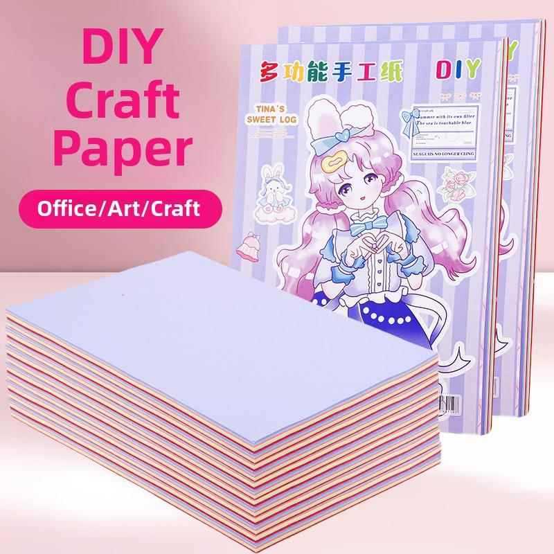 giấy gấp ngôi sao giấy gấp sao Giấy màu A4 origami bộ giấy đặc biệt trẻ em mẫu giáo cắt giấy thủ côn