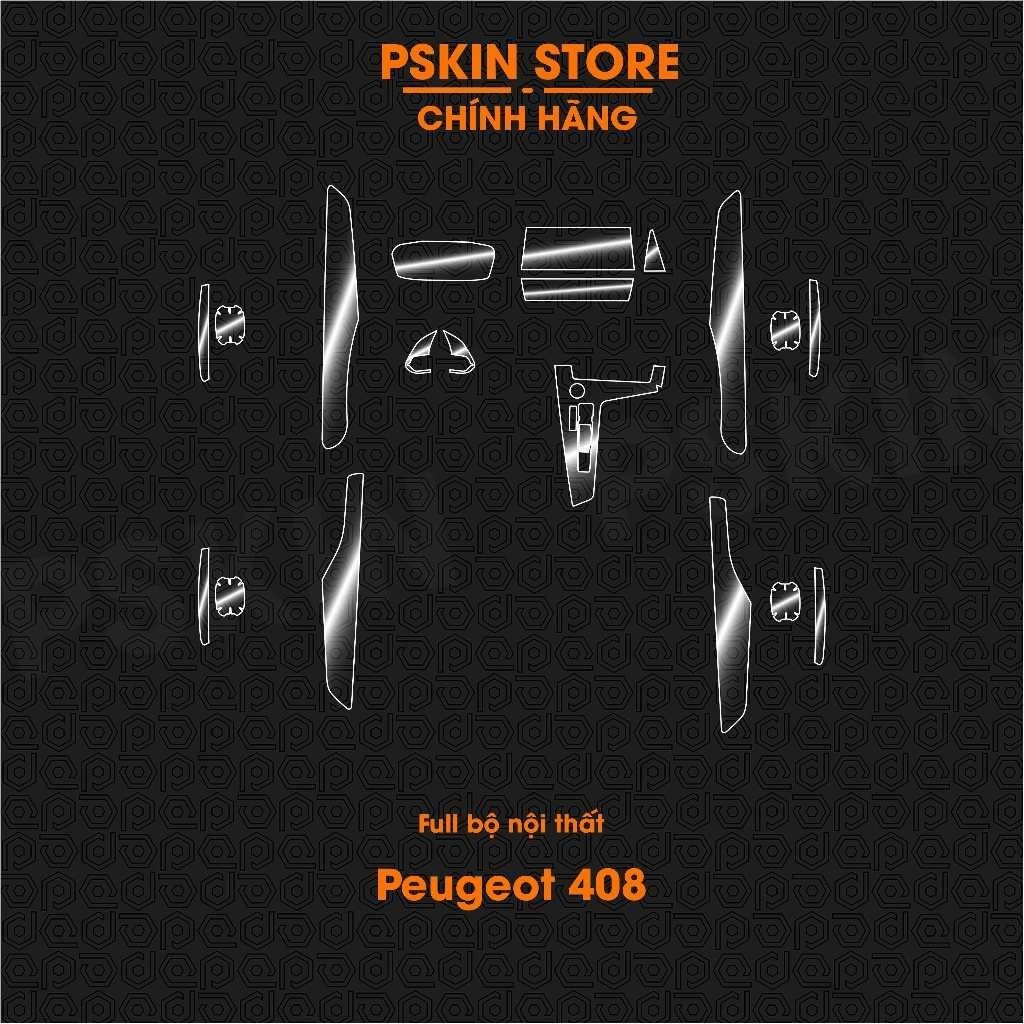 Peugeot 408 dán full PPF bảo vệ nội thất tránh trầy xước, tăng độ bóng cho nội thất và che vết xước 
