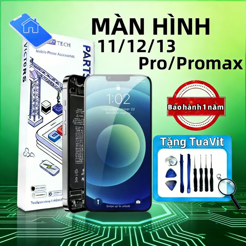 Màn Hình GX Oled Thay Thế Cho iP11PRO/11 Promax/12/12 Pro/12 Promax/13/13 Pro/13 Promax