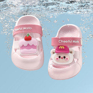 Máy Bay & Bánh Xăng đan Cho Bé Hoạt Hình Mùa Hè Dép Đi Biển Dép Chống Trơn Trượt Giày Nước