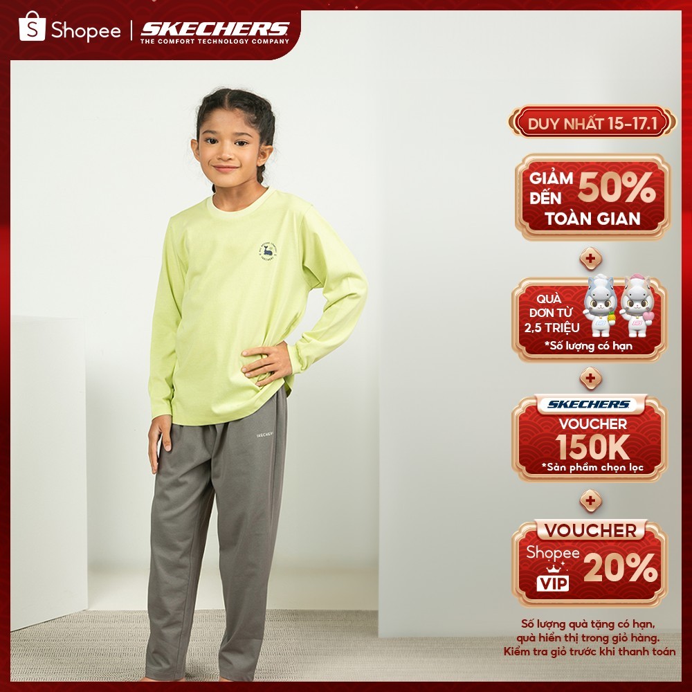 Pajamas Set Trẻ Em Skechers Home Wear Pajamas Set - SL325K285-01GG