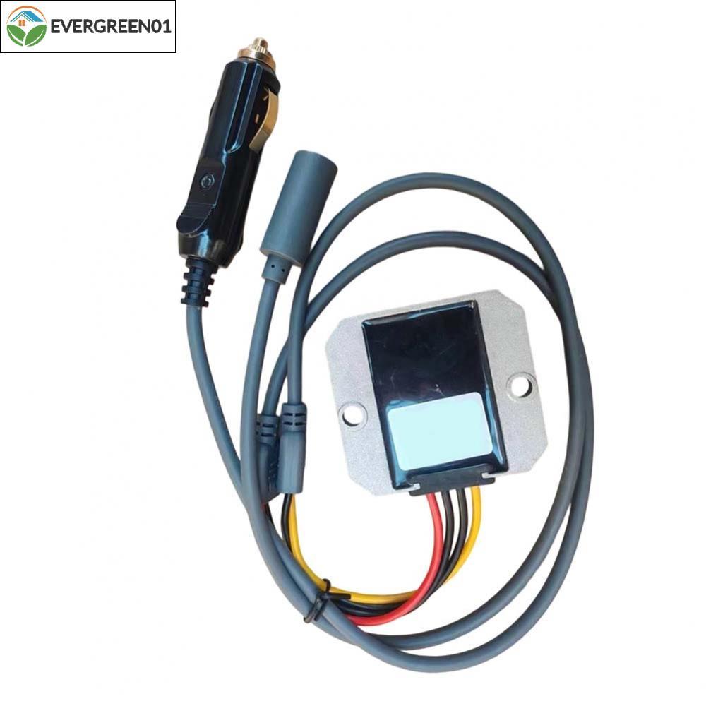 <Evergreen>18AWG Power Cord Integrated No-connector Design DC Voltage Regulator For Trucks