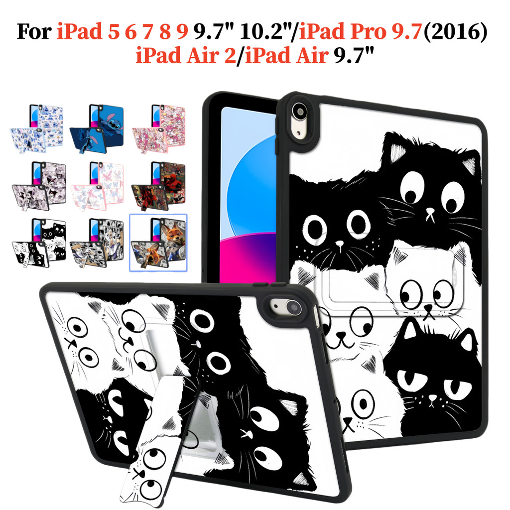 Dành Cho Apple iPad 5 6 7 8 9 10.2 "9.7 inch iPad Pro 9.7 (2016) iPad Air 2 9.7" Thời Trang Hoạt Hìn