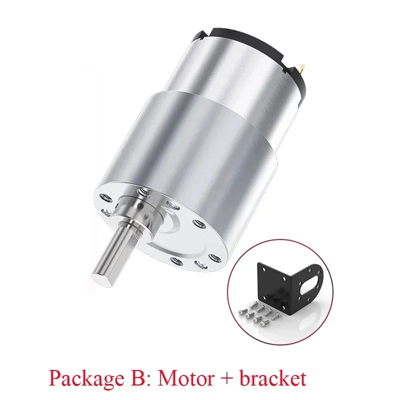 Động cơ giảm tốc JGB37-520 DC 12V 24V Mô-men xoắn lớn Công suất cao 15kg 7RPM-960RPM 520 Gear Motor 