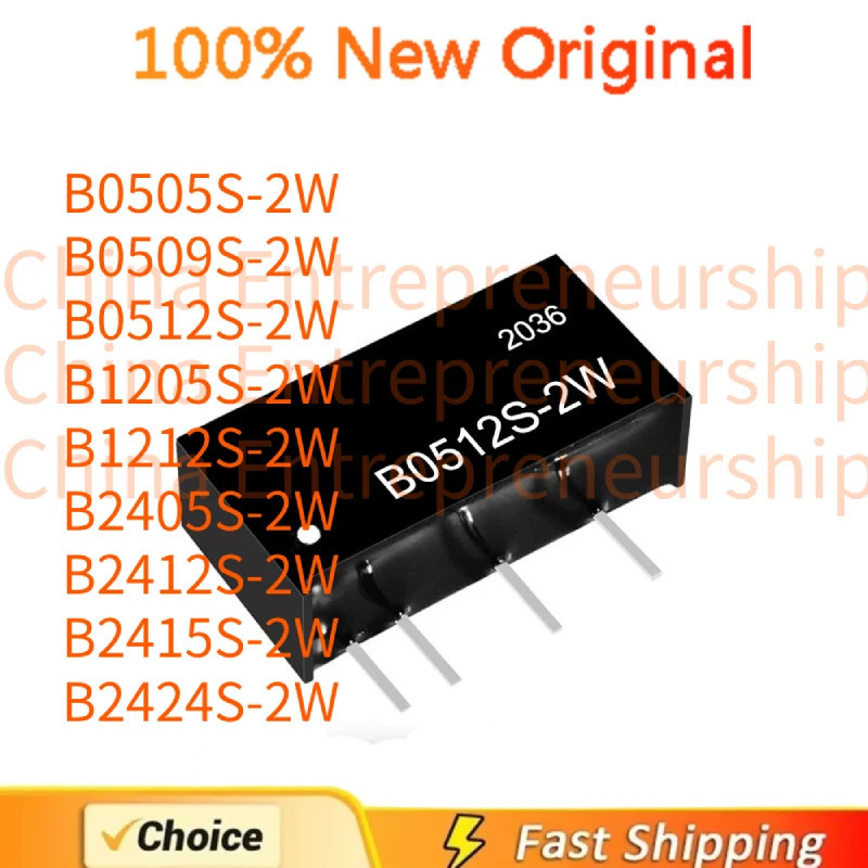 5 CHIẾC B0505S-2W B0509S-2W B0512S-2W B1205S-2W B1212S-2W B2405S-2W B424S-2W B224S-2W chip tiếp sức 