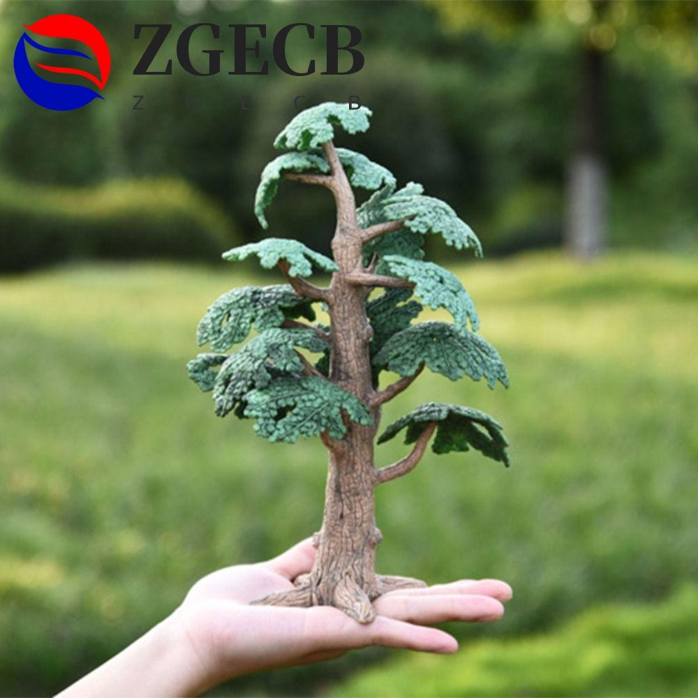 ZGECB Mô Phỏng Cypress, Cây Dừa Nhựa Cypress, Cây Thông Sống Động DIY Mô Hình Cây Cảnh Quan Mini Vườ