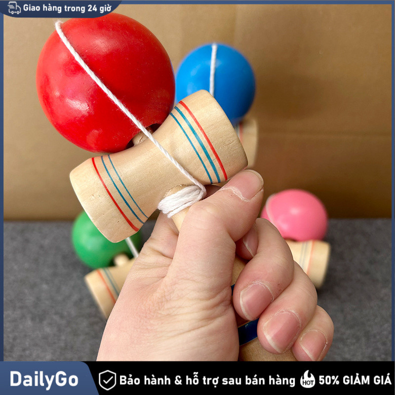 Đồ chơi Kendama gỗ truyền thống Nhật, Gỗ, Truyền Thống, Chuyên Nghiệp, Kendama, Bóng Kendama