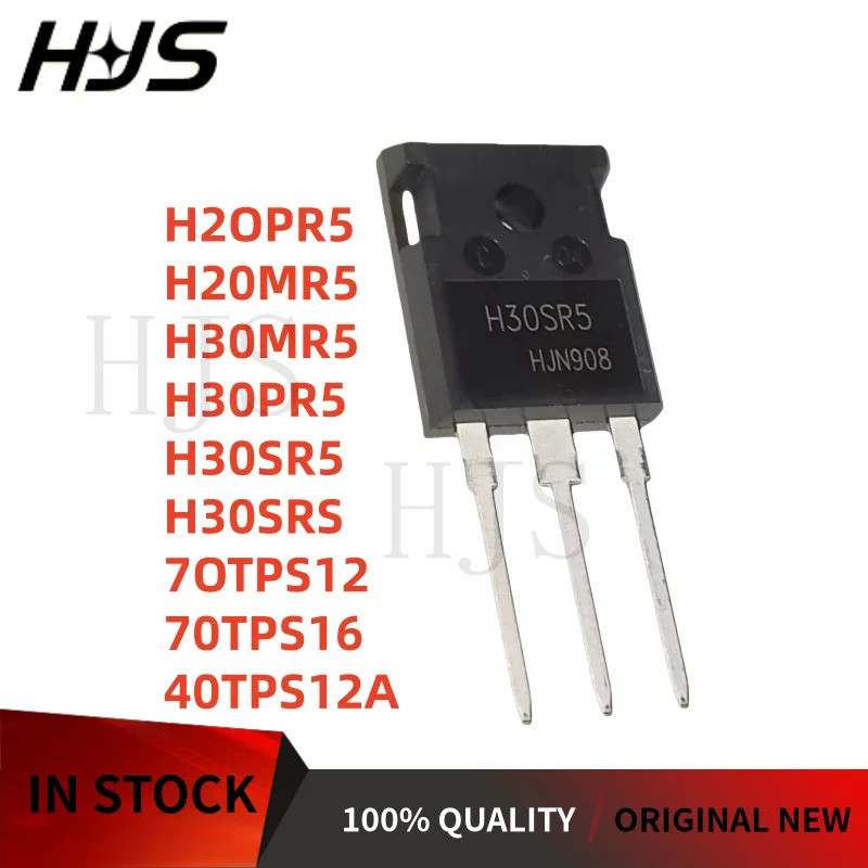 5 CÁI H20PR5 H20MR5 H30MR5 H30SRS 70TPS12 H30PR5 H30SR5 70TPS16 40TPS12A TO-247 Ống nguồn IGBT