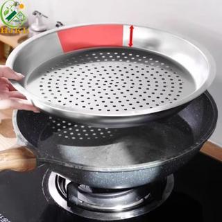 Khay Inox chuyên nghiệp, giá hấp sâu, kệ nồi hấp dày bền, chống rỉ, nấu ăn nhà bếp