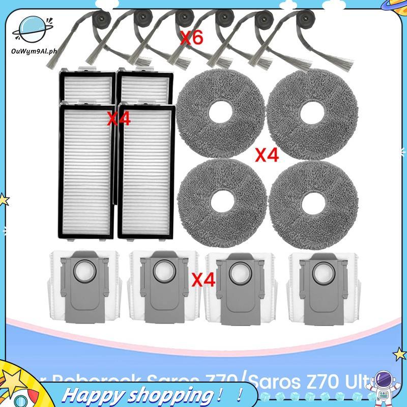 [ouwym9al] Dành Cho Phụ Kiện Thay Thế Saros Z70 / Z70 Ultra Robot Hút Bụi Phụ Kiện