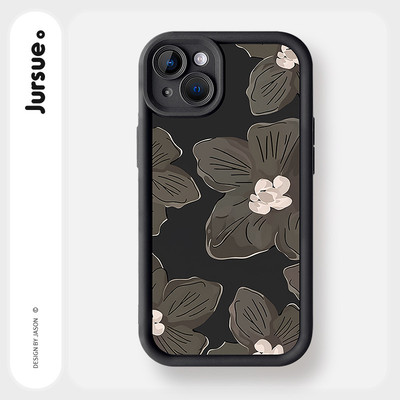 JURSUE Ốp lưng Hoa văn Họa tiết nữ chống sốc chống bẩn mềm cho iPhone 17 Air 16 15 14 13 12 11 PRO MAX SE 2020 X XR XS ip 8 7 Plus MZ50282Q -J