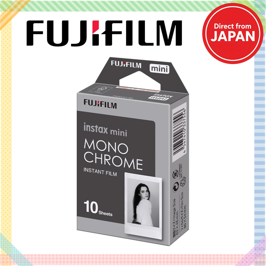 FUJIFILM Instax mini Instant Camera Film Cheki Film 10 sheets Monochrome