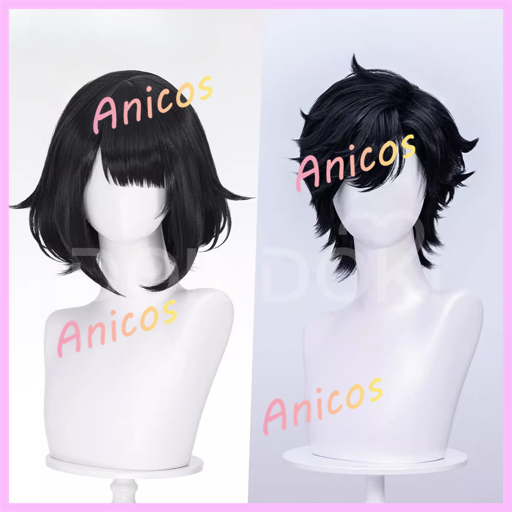 Arknights: Tóc giả cosplay Endfield màu đen, tổng hợp