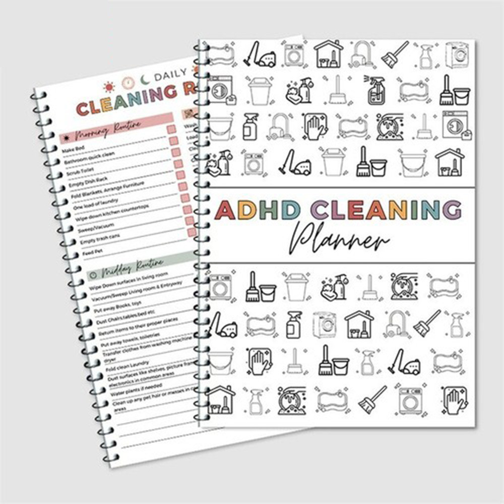 ADHD Family Cleaning Task Notebook Annual Plot Plan