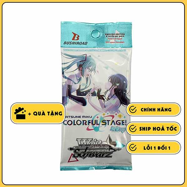 THẺ BÀI HATSUNE MIKU: Project Sekai COLORFUL STAGE - Weiß Schwarz - Booster Pack (Bandai)  PACK CARD