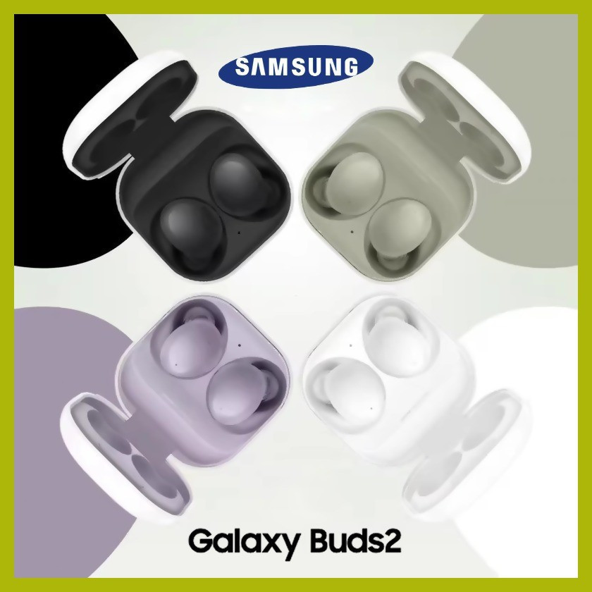 Tai nghe Bluetooth Samsung Galaxy Buds 2TWS HIFI Tai nghe không dây thể thao có tiếng ồn chủ động có ElBarley