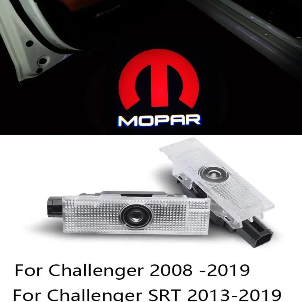 2 Chiếc Màu Đỏ MOPAR Cho Dodge Cửa Đèn Dodge Courtesy Shadow Light MOPAR Cửa Đèn Cho Chrysler Dodge 