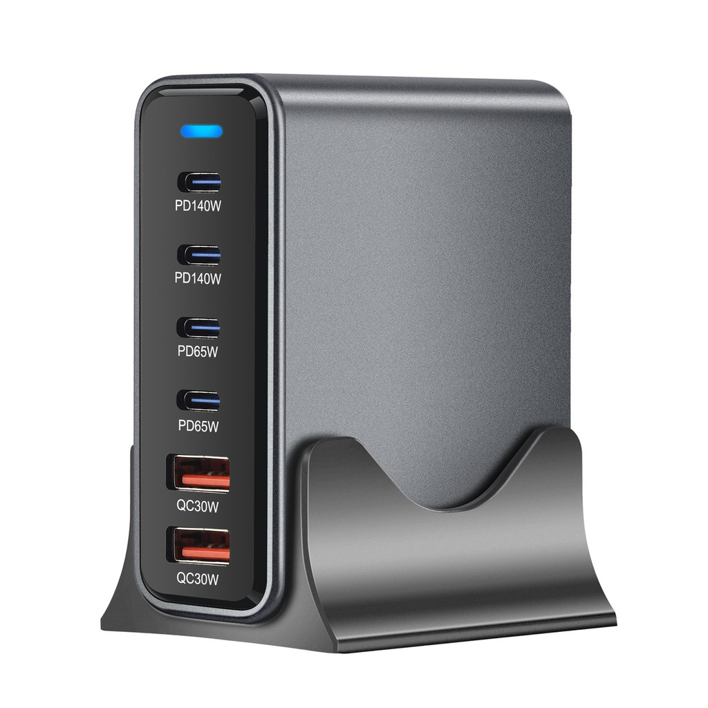 Trạm sạc máy tính để bàn sạc nhanh GaN 435W với nhiều cổng đầu ra