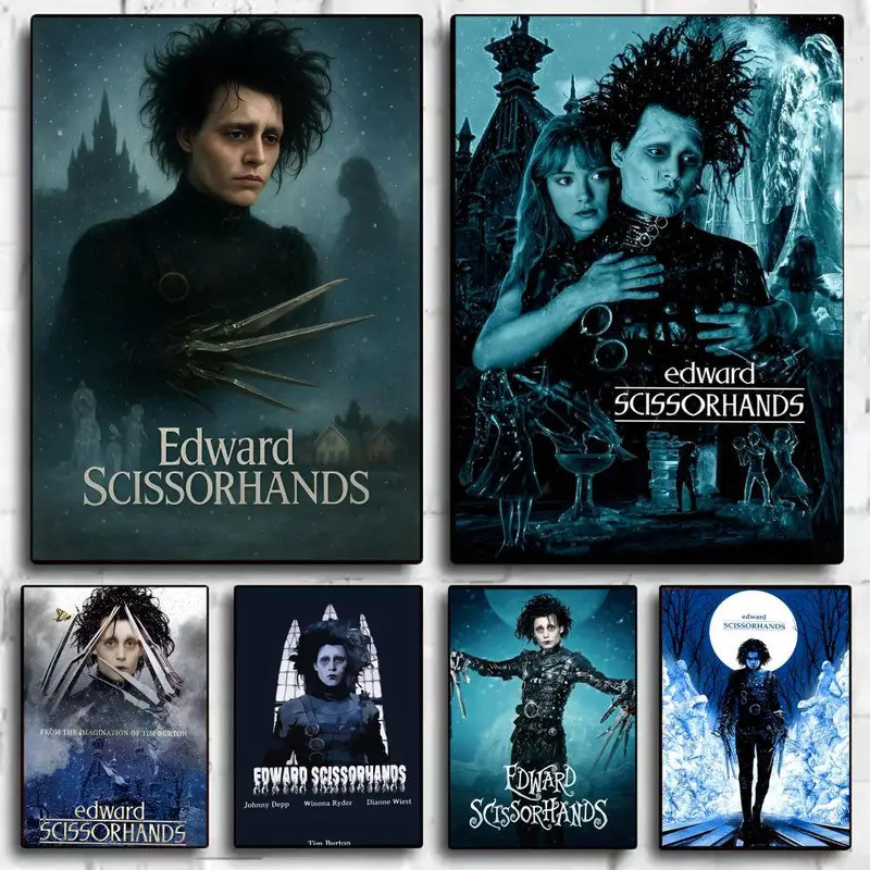 Phim "Edward Scissorhands" Poster In, Nghệ thuật treo tường hiện đại, Phòng khách, Phòng ngủ, Phòng 