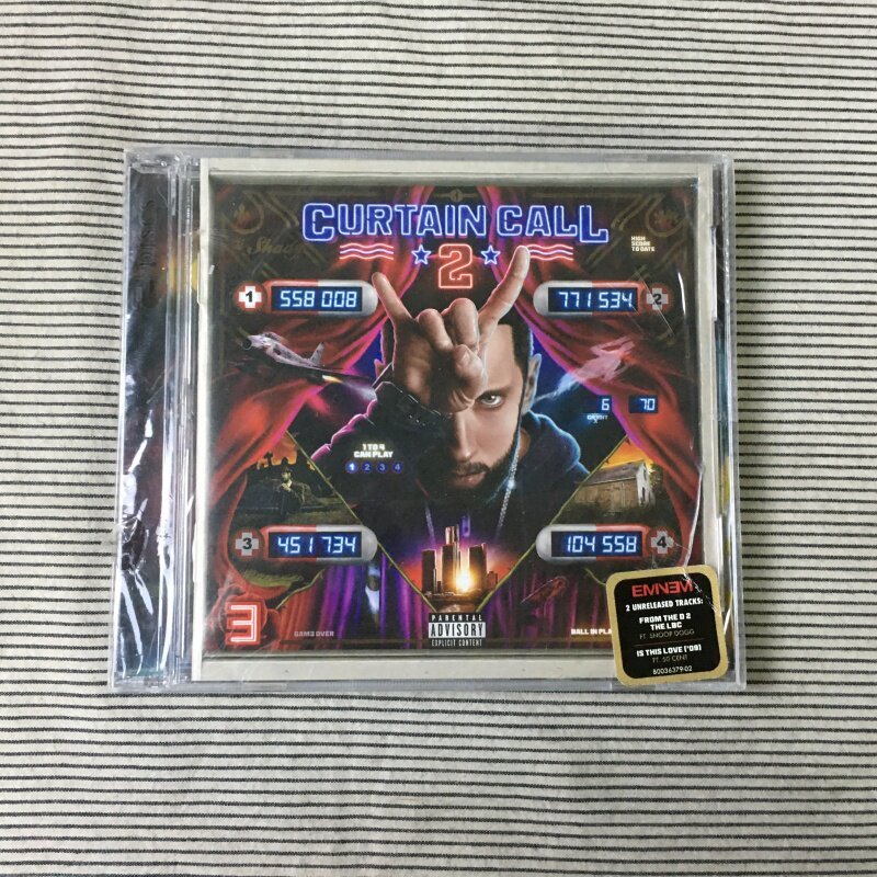 ❈ ❈ ❈ ♧ (hoàn toàn mới) ❈ 米 ❈ Eminem – Cuộc gọi rèm 2CD youzi
