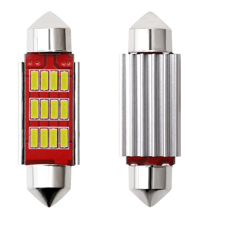 2 Chiếc Canbus C5W C10W Bóng Đèn Led 31 Mm Xe Festoon Đèn Nội Thất Mái Vòm Đọc Sách 6000K