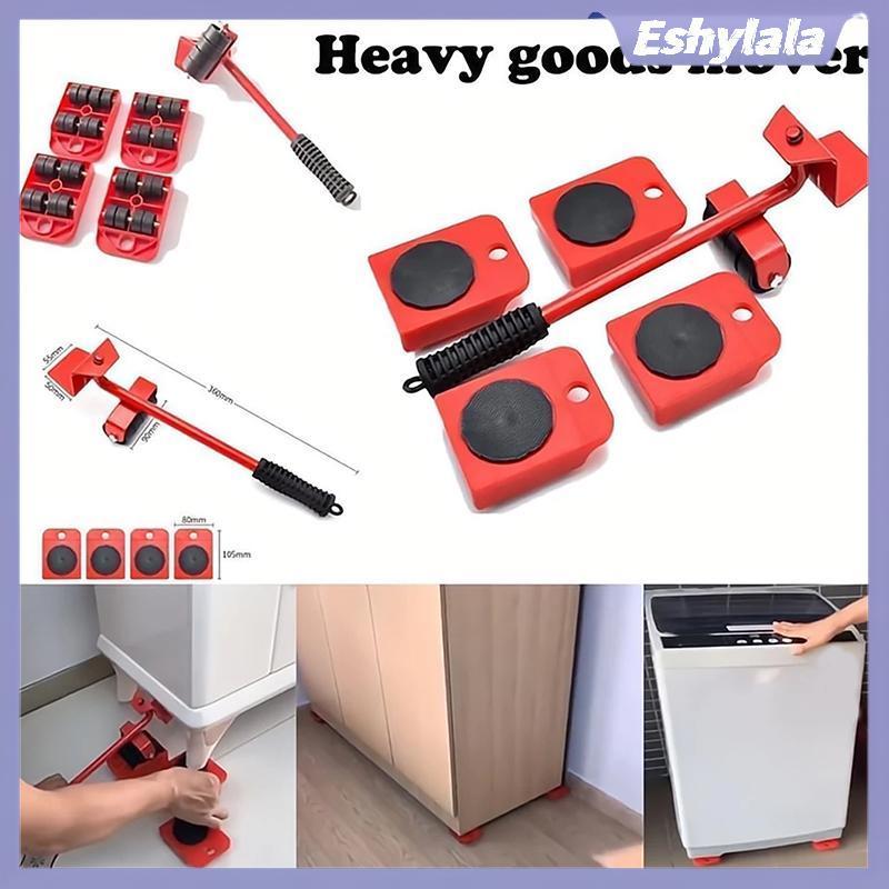 Eshylala Hạng Nặng Nội Thất Nâng Dụng Cụ Vận Chuyển Nội Thất Mover Bộ 4 Di Chuyển Con Lăn 1 Bánh Tha