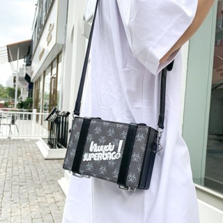 Hộp Túi Túi Vuông Nhỏ Túi Bé Trai Niche Túi Đeo Vai Nam Nhỏ Đeo Vai Dạo Phố Nhật Bản Nam Túi Đeo Vai Nữ 03.01