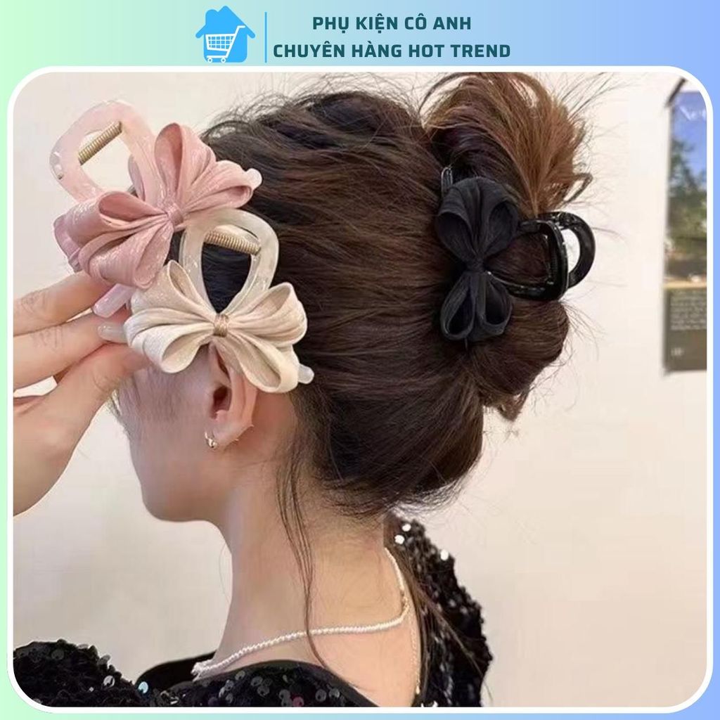 Combo 3 Kẹp Tóc Nữ Nơ Kẹp tóc xinh cho nữ