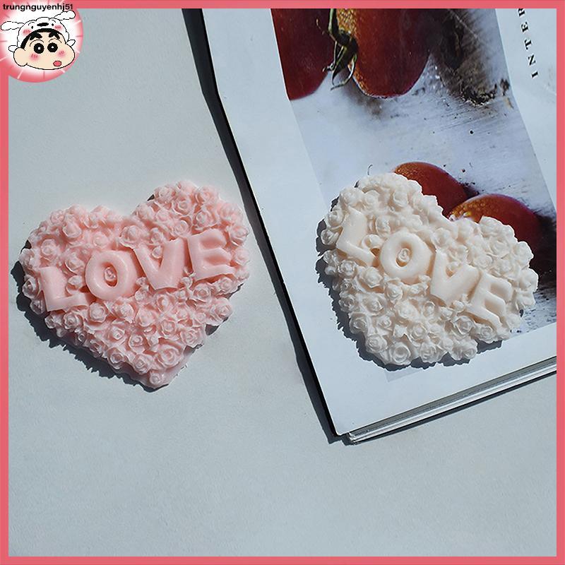 [Tài liệu] Rose Heart Silicone Mold For DIY Candles, Chocolate & plaster Decor VN
