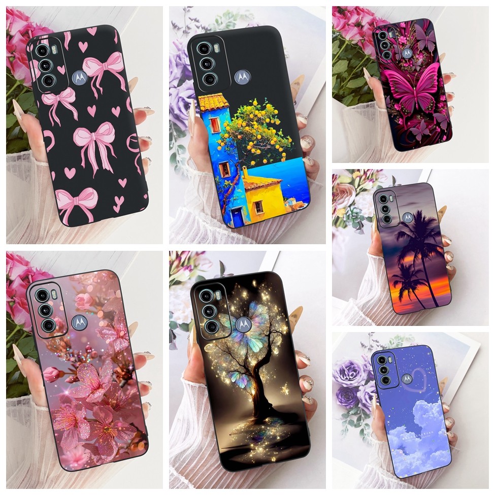 Ốp lưng Motorola Moto G60 Bao da mèo dễ thương thời trang Vỏ sơn ngộ nghĩnh Motorola G60 Moto G60 PA