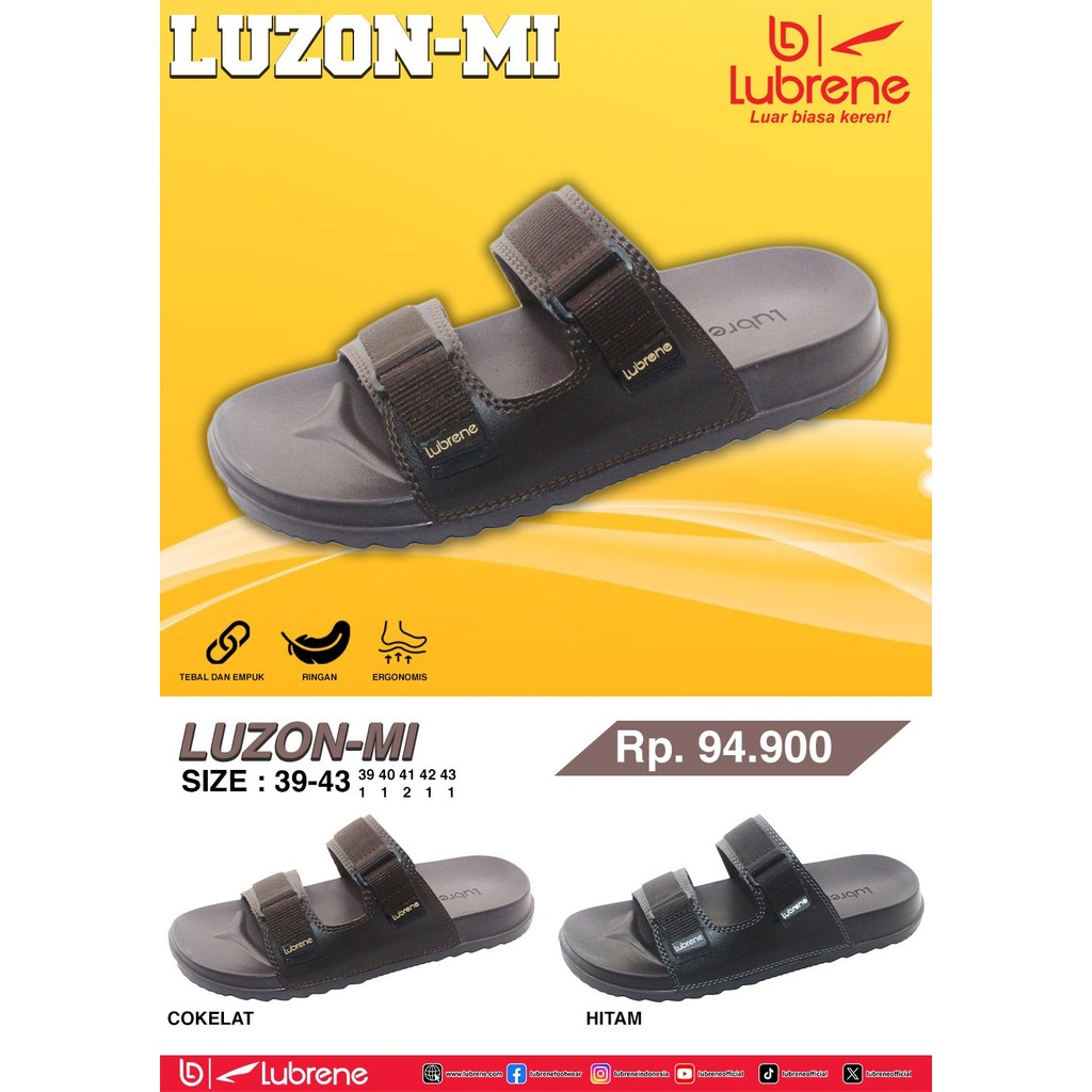 Dép nam Lubrene LUZON-MI Size 39-43