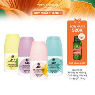 Lăn khử mùi ngăn mùi suốt 24H - 48H Yves Rocher 50ml (nhiều phân loại)