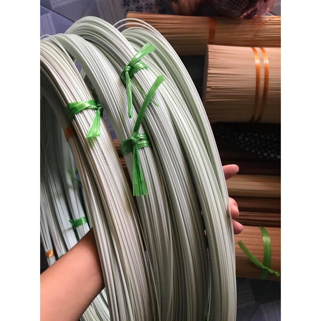 1KG Nan cáp quang làm diều Nan làm lồng chim cao cấp đầy đủ kích cỡ từ 1li2 đến 4li  - Quang Lồng Ch