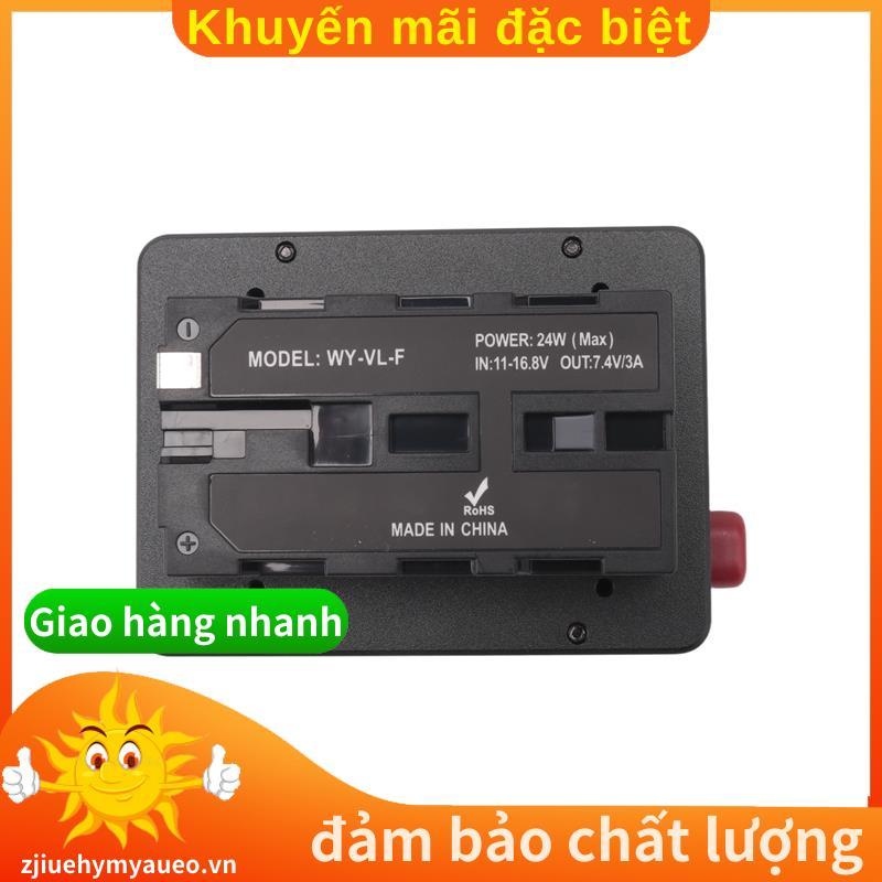 Pin V Mount V-Lock sang NP-F F550 F570 F750 F970 Bộ chuyển đổi pin giả màu đen Tấm chuyển đổi pin D-