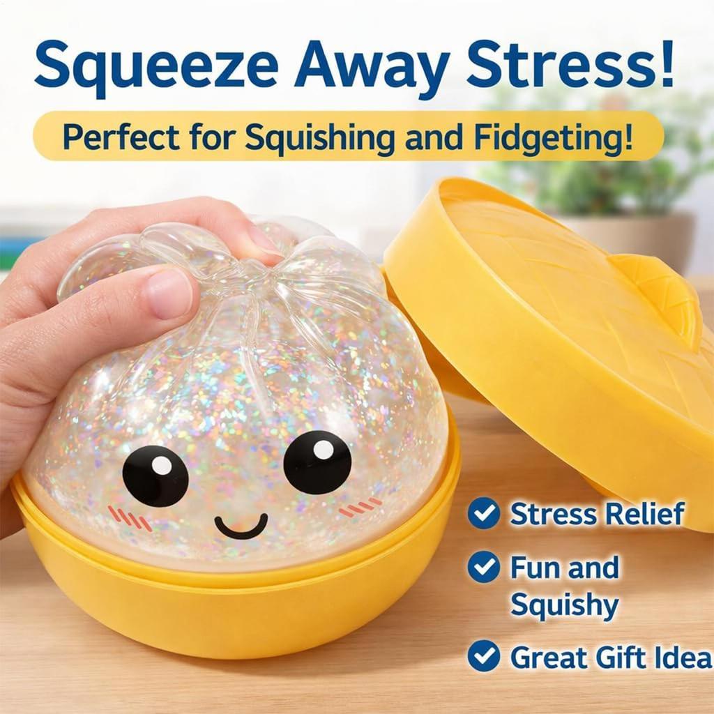Bánh bao s quishy m ystery hộp Bóp Bun Đồ Chơi Cho Đảng Ủng Hộ Giỏ Lễ Phục Sinh Đồ Nhồi Bông Lớp Học